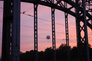 bridge construction purple