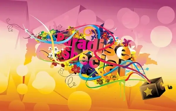 sale banner modern eventful dynamic bokeh 3d texts