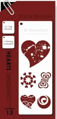 Brush Pack – Hearts