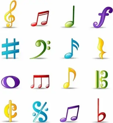 Bubble Icon Series | Musical Notes