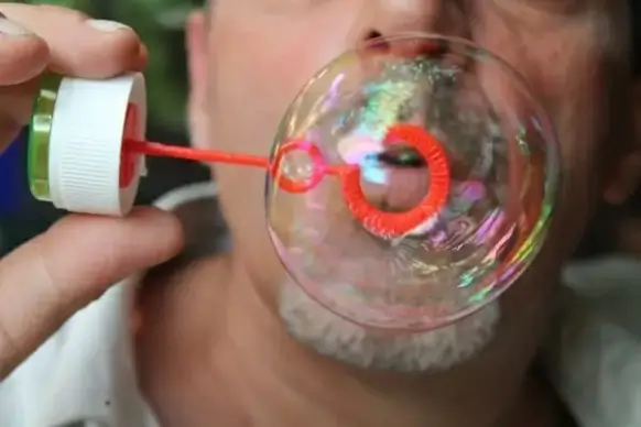 bubbles soap rainbow bubble