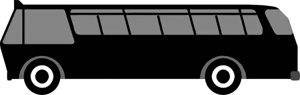 Bus Side View clip art