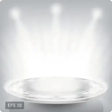 business booth lighting effects vector background
