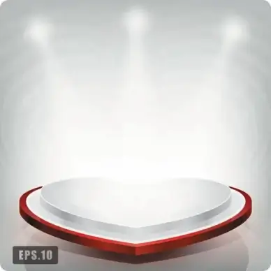 business booth lighting effects vector background