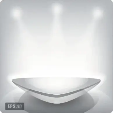 business booth lighting effects vector background