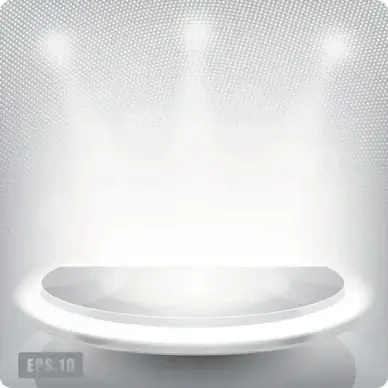 business booth lighting effects vector background