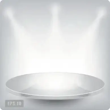 business booth lighting effects vector background