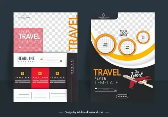 business brochure background templates contrast design modern checkered