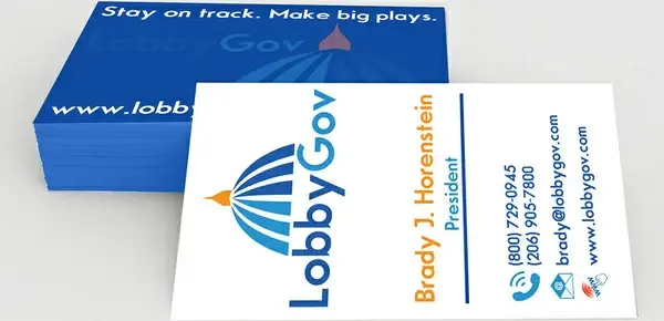 business card with mockup