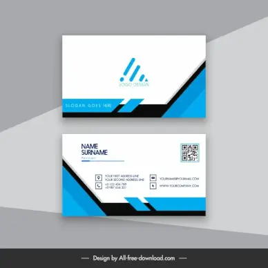 visiting card business cards  templates elegant technology geometry decor
