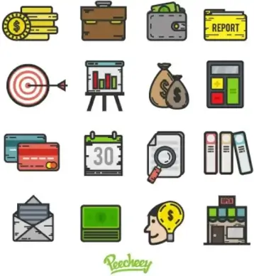 business icon set