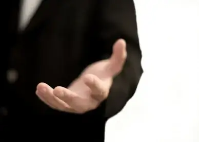 business man hand