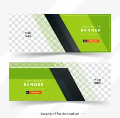 business poster template modern bright checkered plain decor