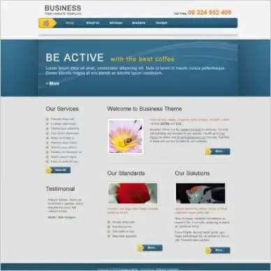 business template