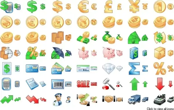 Business Toolbar Icons icons pack