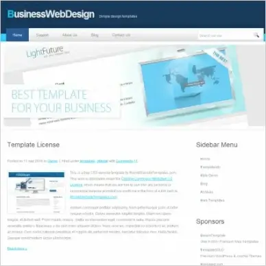 Business Web Design Template
