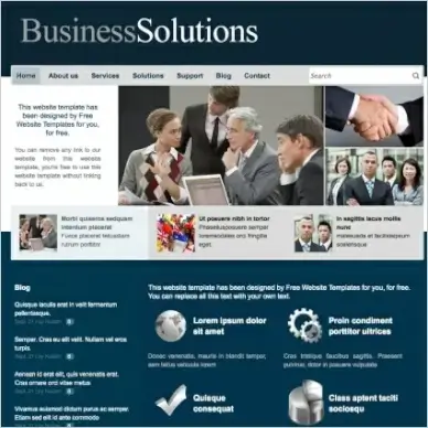 BusinessSolutions Template