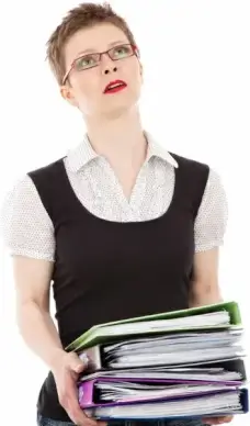 busy clerk