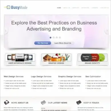 Busymode Template