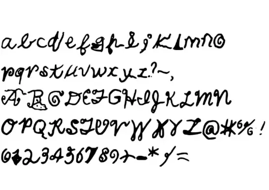 Calebs Cool Handwriting