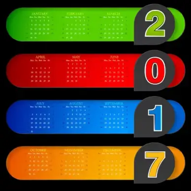 calendar 2017 templates
