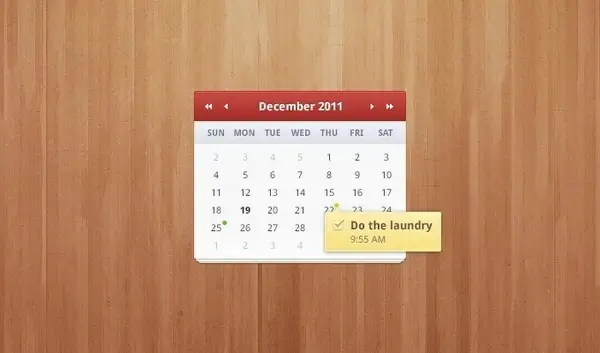 Calendar Widget