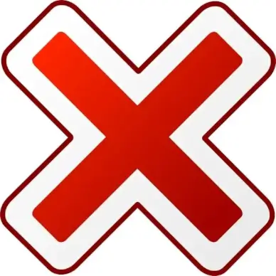 Cancel Icon clip art