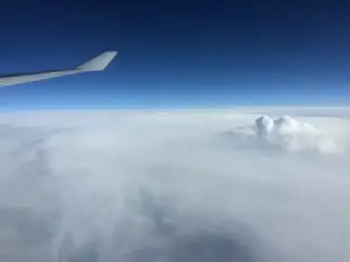 candy floss clouds