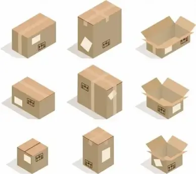 Cardboard boxes