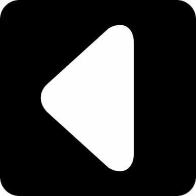caret square left arrow logotype