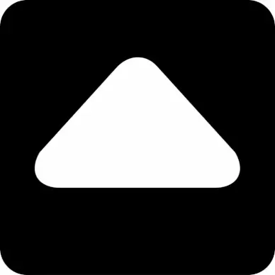 caret square up triangle arrow shaped sticker template