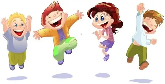 cartoon children 01 vector
