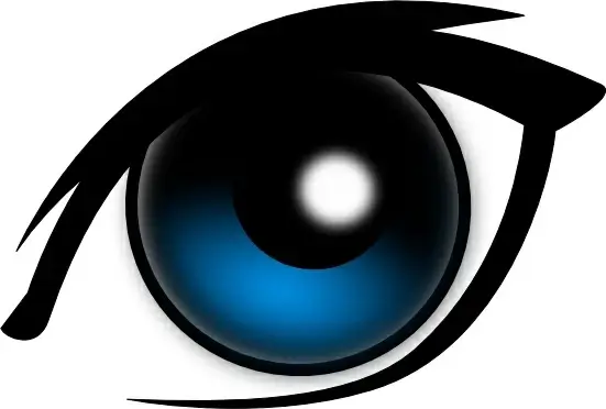 Cartoon Eye clip art