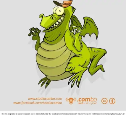 cartoon lizard vector