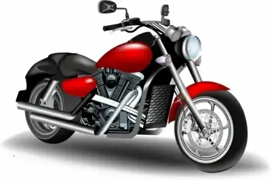Cartoon Motorbike