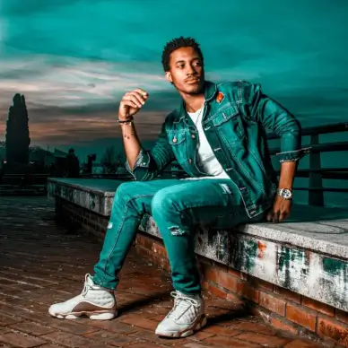 casual male fashion picture realistic contrast