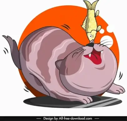 cat icon funny cartoon character sketch