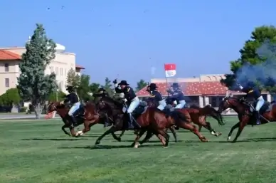 cavalry army reenactment