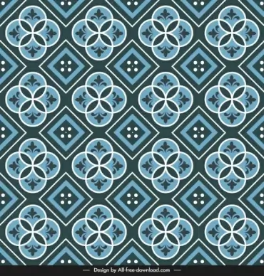 ceramic tile pattern template dark repeating symmetric geometry