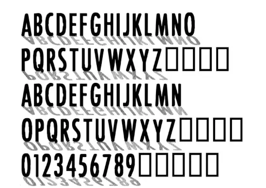 CF Font Shading 