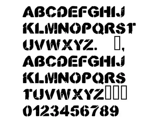 CF Stencil O Rama Stamp