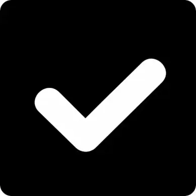 check square interface sign template contrast black white outline