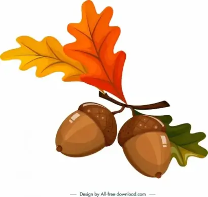 chestnut icon shiny colored sketch