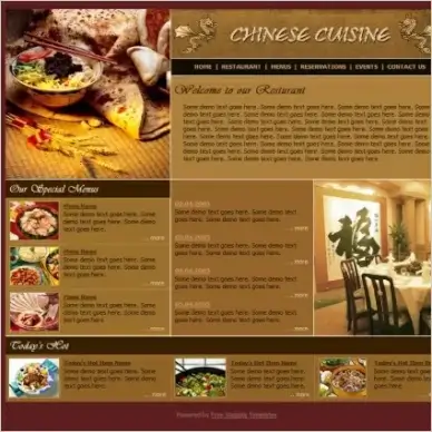Chinese Cuisine Template