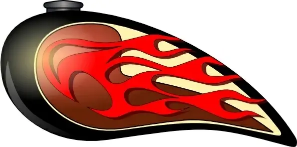 Chopper Gas Tank clip art