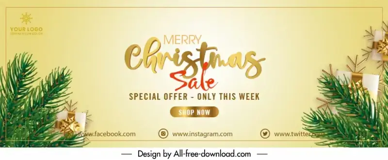 christmas background facebook cute elegant xmas elements decor