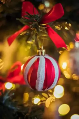 christmas background picture elegant bokeh xmas tree decoration closeup 