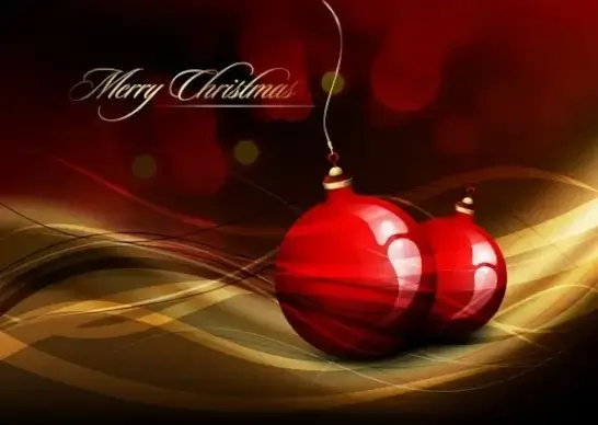 christmas ball hanging crystal style vector 2