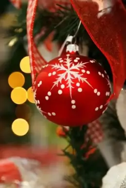 christmas bauble hanging