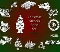 Christmas Brush Set